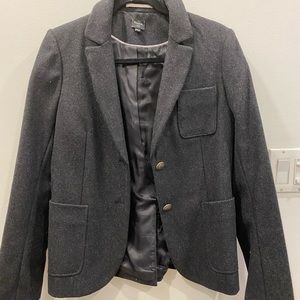 TALULA Dark Grey Wool Blazer - size 10